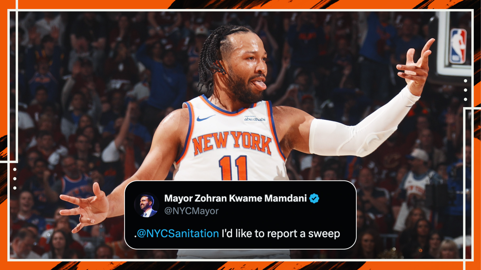 Celebs Celebrate Knicks Win 🗽